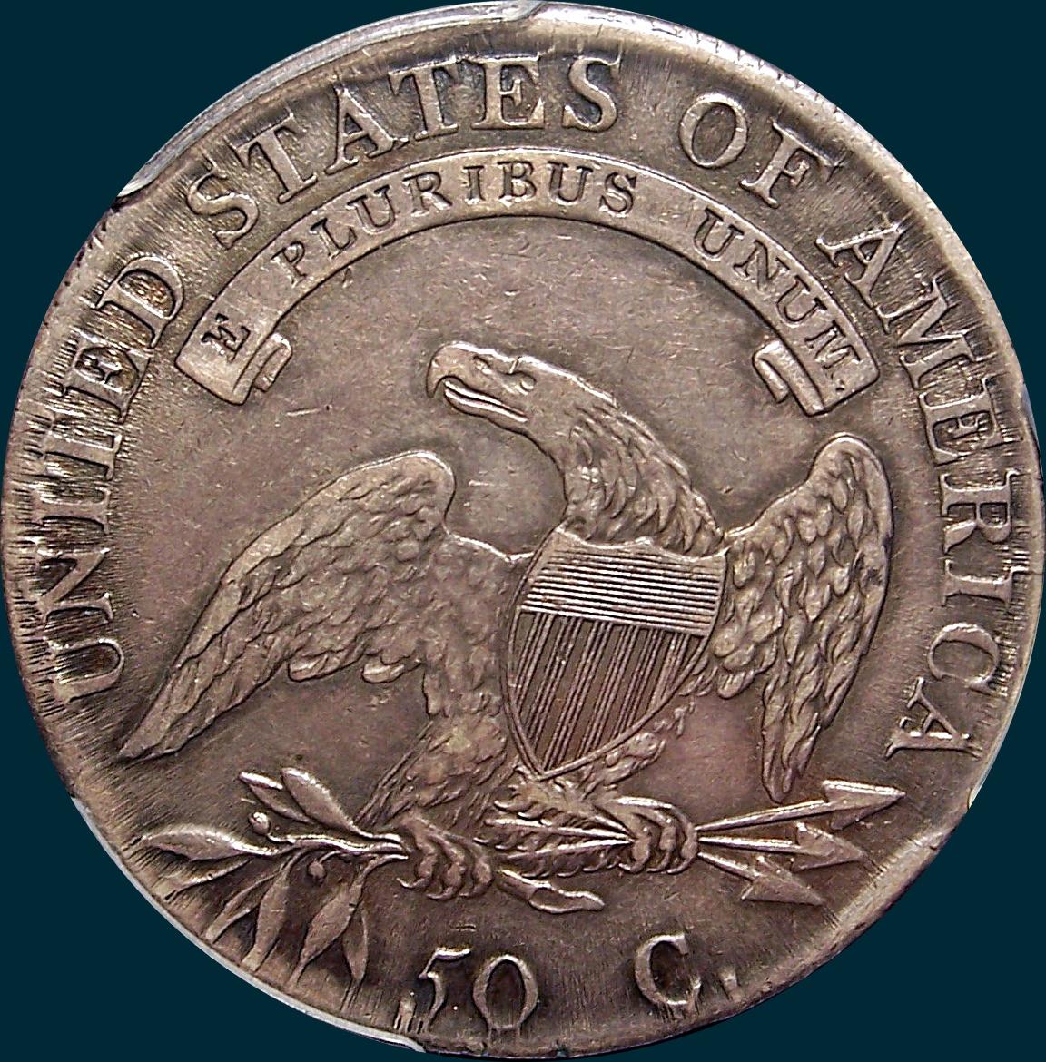 1808, 8 over 7, 8/7, Capped Bust, Half Dollar