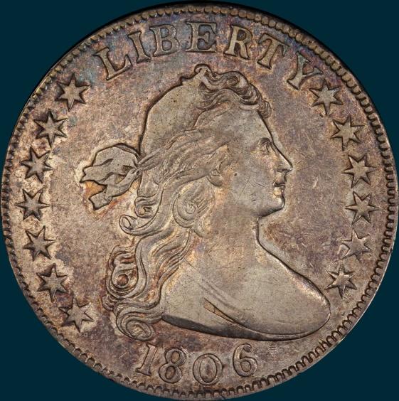 1806, O-108, Draped Bust, Half Dollar