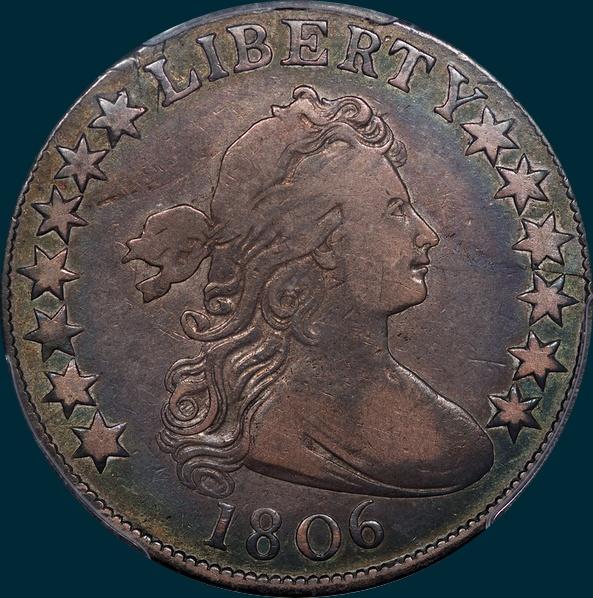 1806, O-110, Draped Bust, Half Dollar