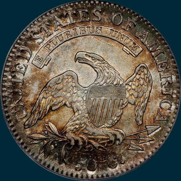 1817 O-103, Capped bust half dollar