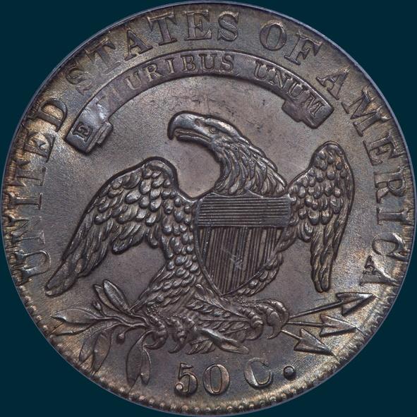 1831, O-109 capped bust half dollar