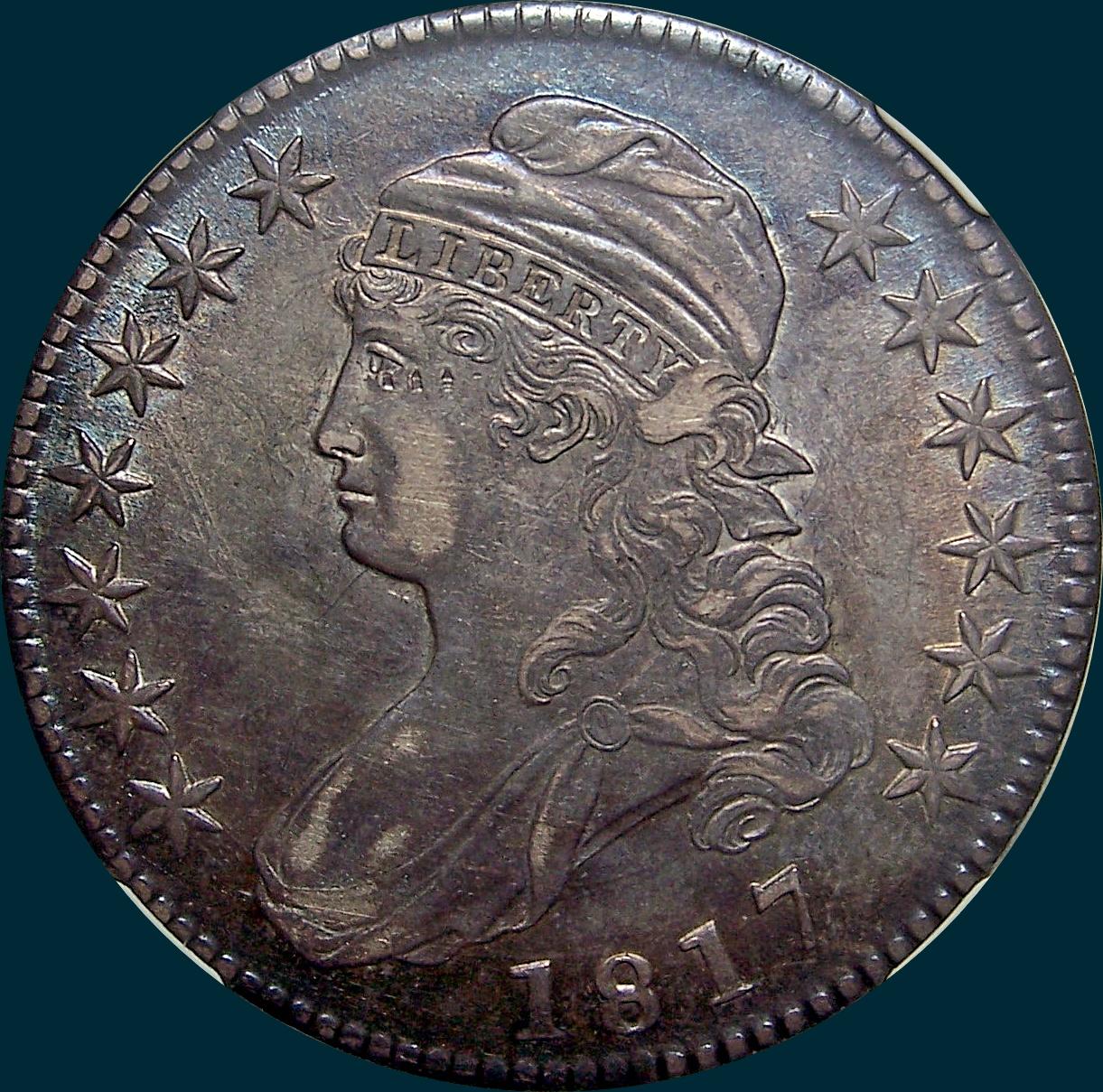 1817, O-112a, Capped Bust, Half Dollar