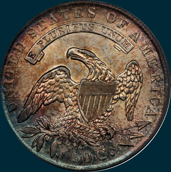 1835, O-104, Capped Bust, Half Dollar