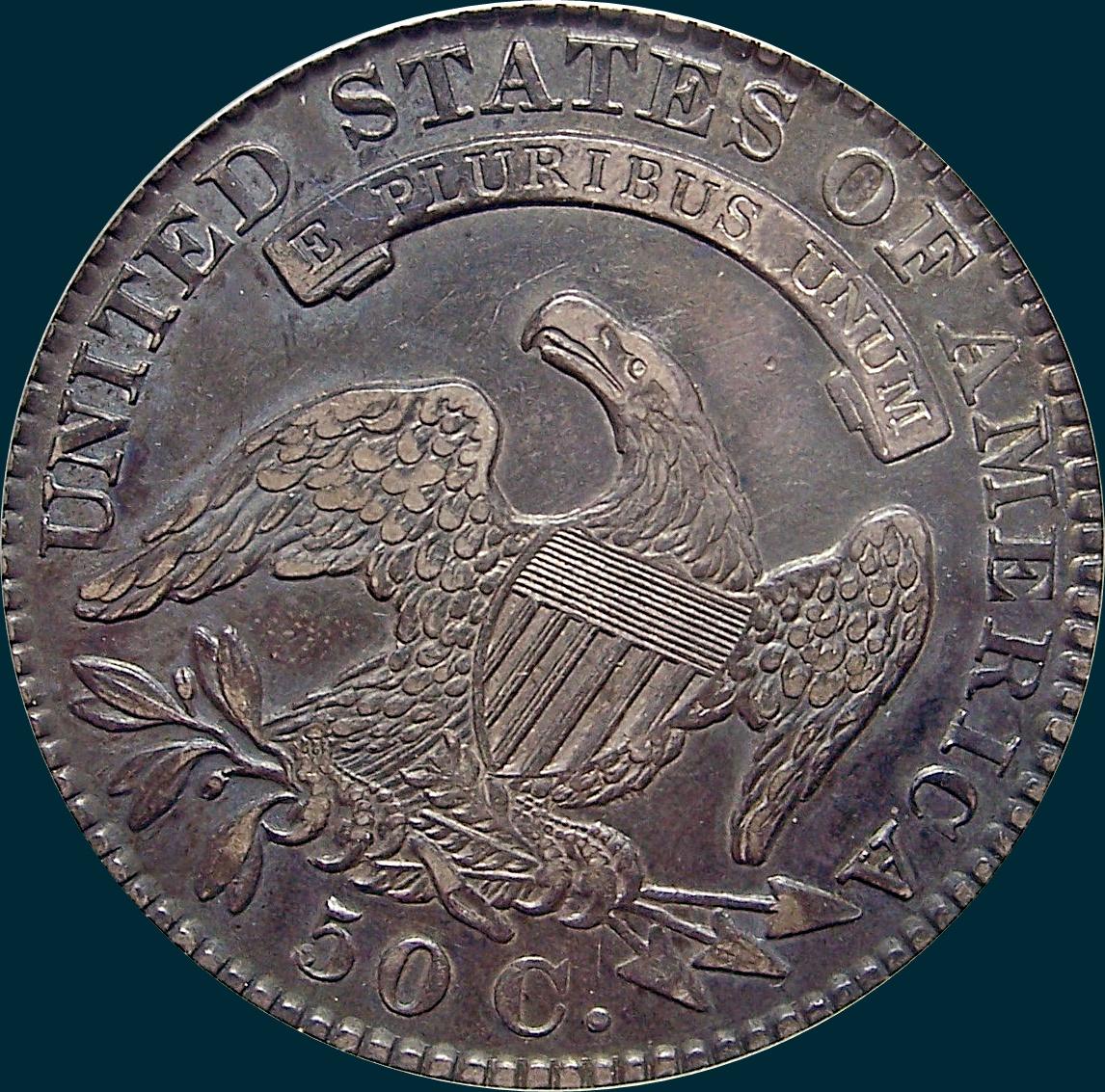 1830, O-103, Small 0, Capped Bust, Half Dollar