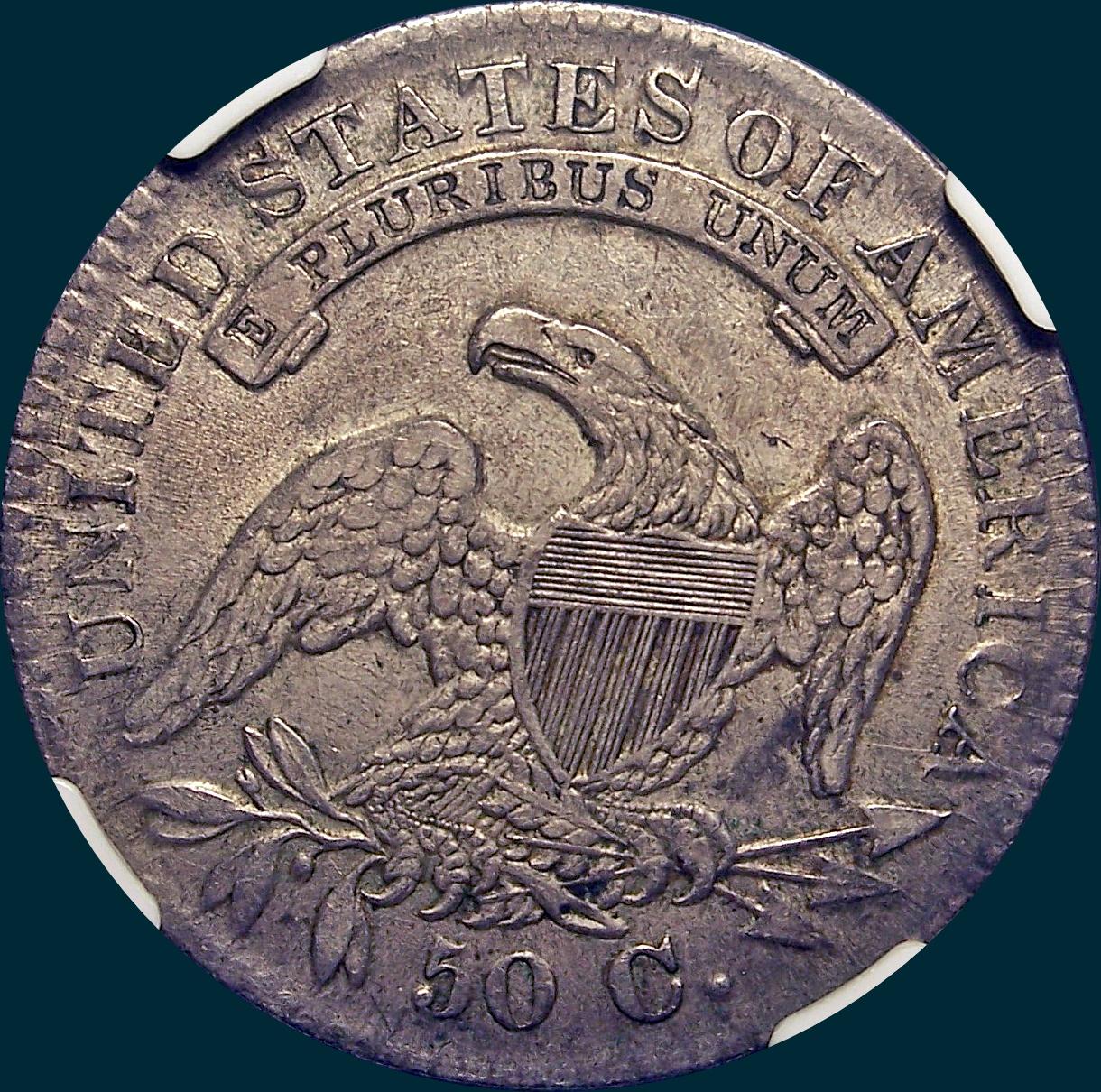 1832, O-103, Small Letters, Capped Bust, Half Dollar
