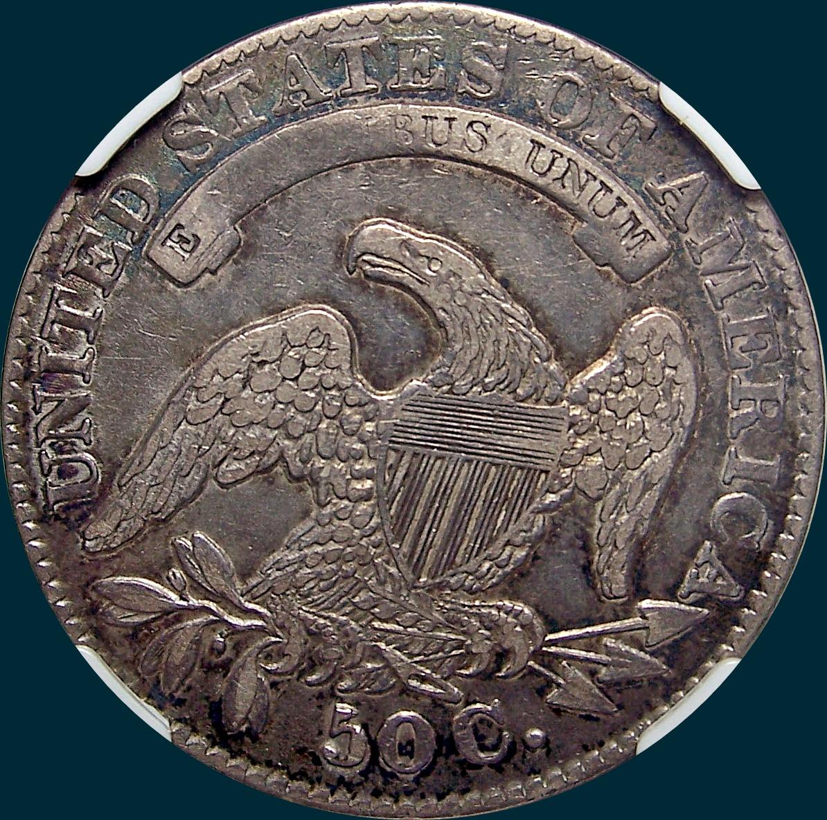1832, O-114, Small Letters, Capped Bust, Half Dollar