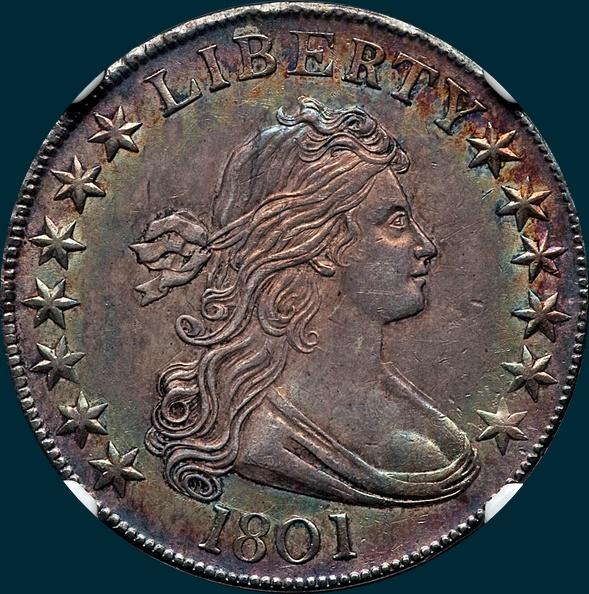 1801, O-102, R4+, Draped Bust, Half Dollar