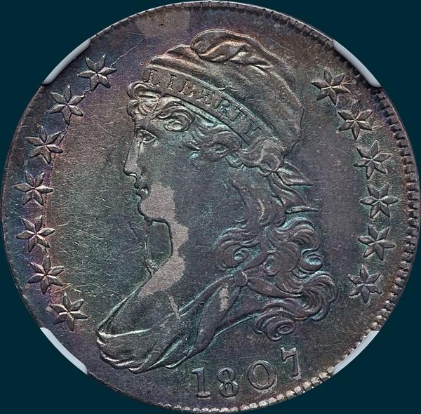 1807 O-111 Capped Bust Half Dollar