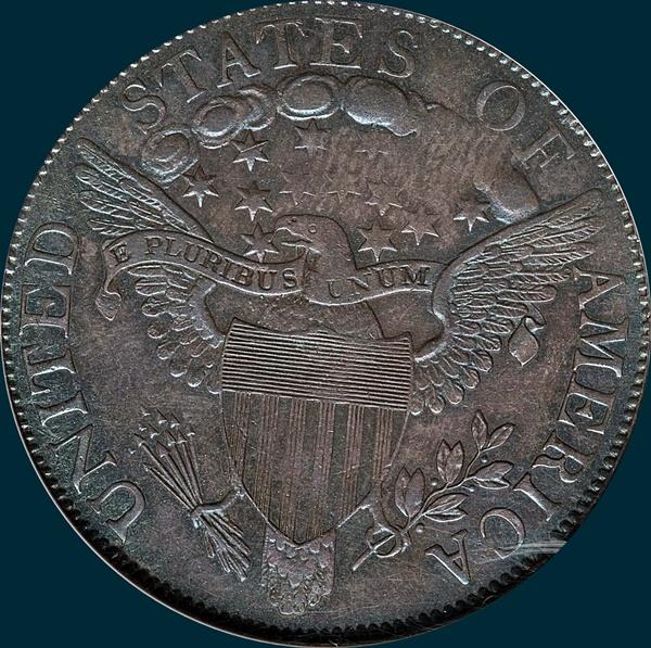 1806/5, O-104, R4, Draped Bust, Half Dollar