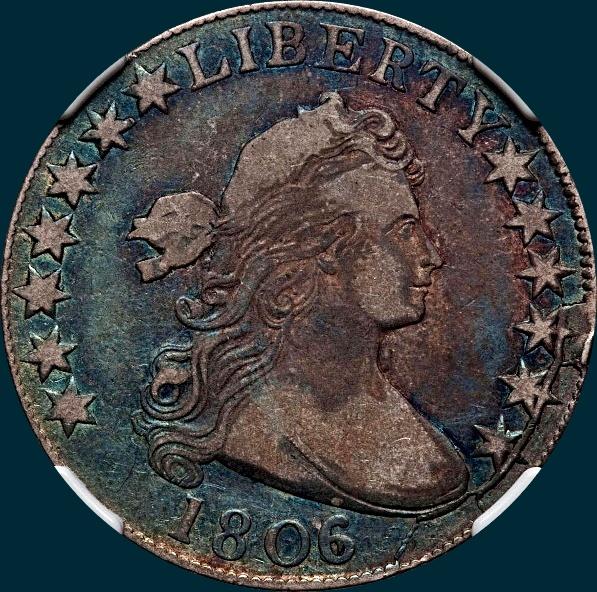 1806/5, O-104b, R7?, Draped Bust, Half Dollar