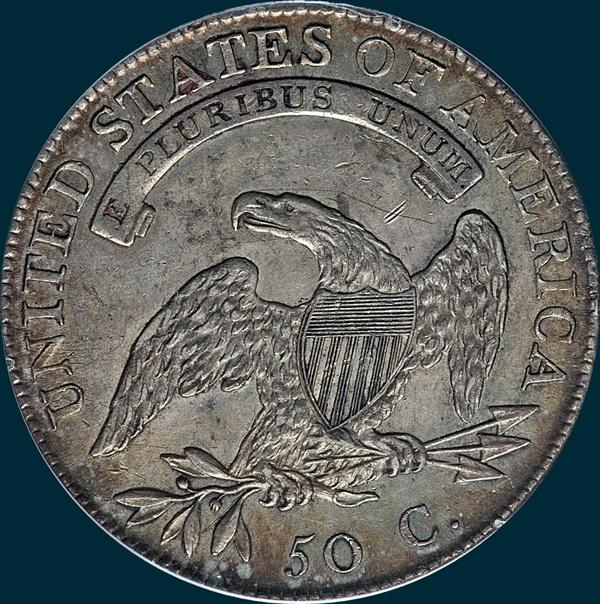 1808 O-107, Capped Bust, Half dollar