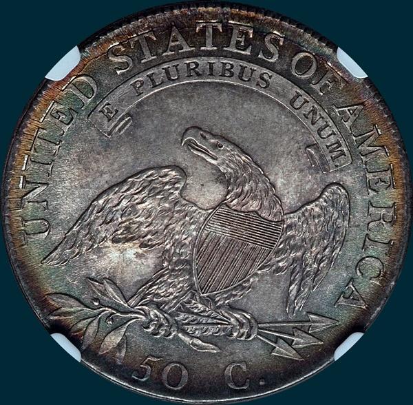 1808, O-108a, Capped Bust, Half Dollar