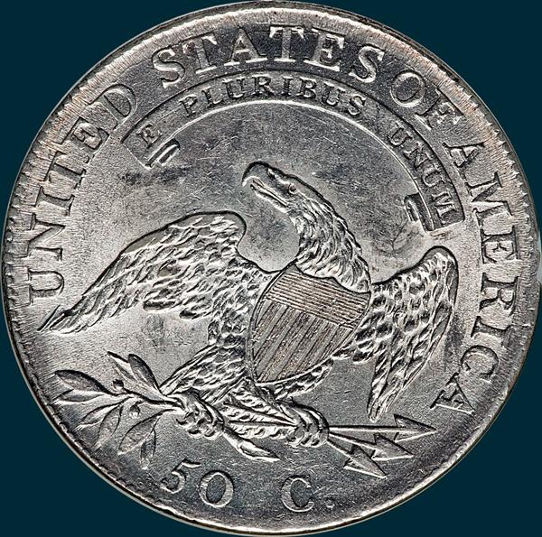 1808 O-109, Caped Bust, Half Dollar