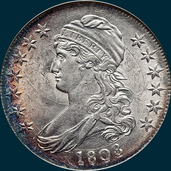 1808 O-109, Caped Bust, Half Dollar