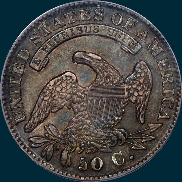 1832 O-106 capped bust half dollar