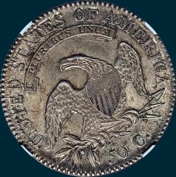 1817, O-103a, Capped Bust, Half Dollar