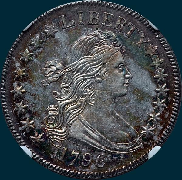 1796, O-101, R5, Draped Bust, Half Dollar