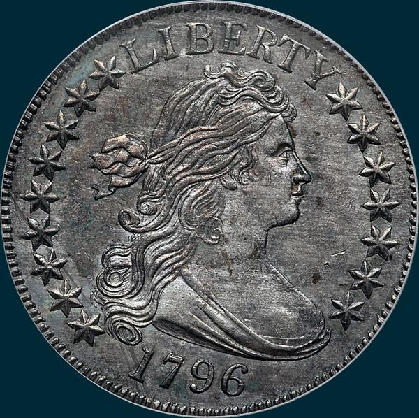 1796, O-102, R5+, Draped Bust, Half Dollar
