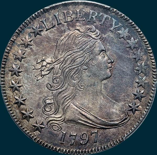 1797, O-101, Draped Bust, Half Dollar