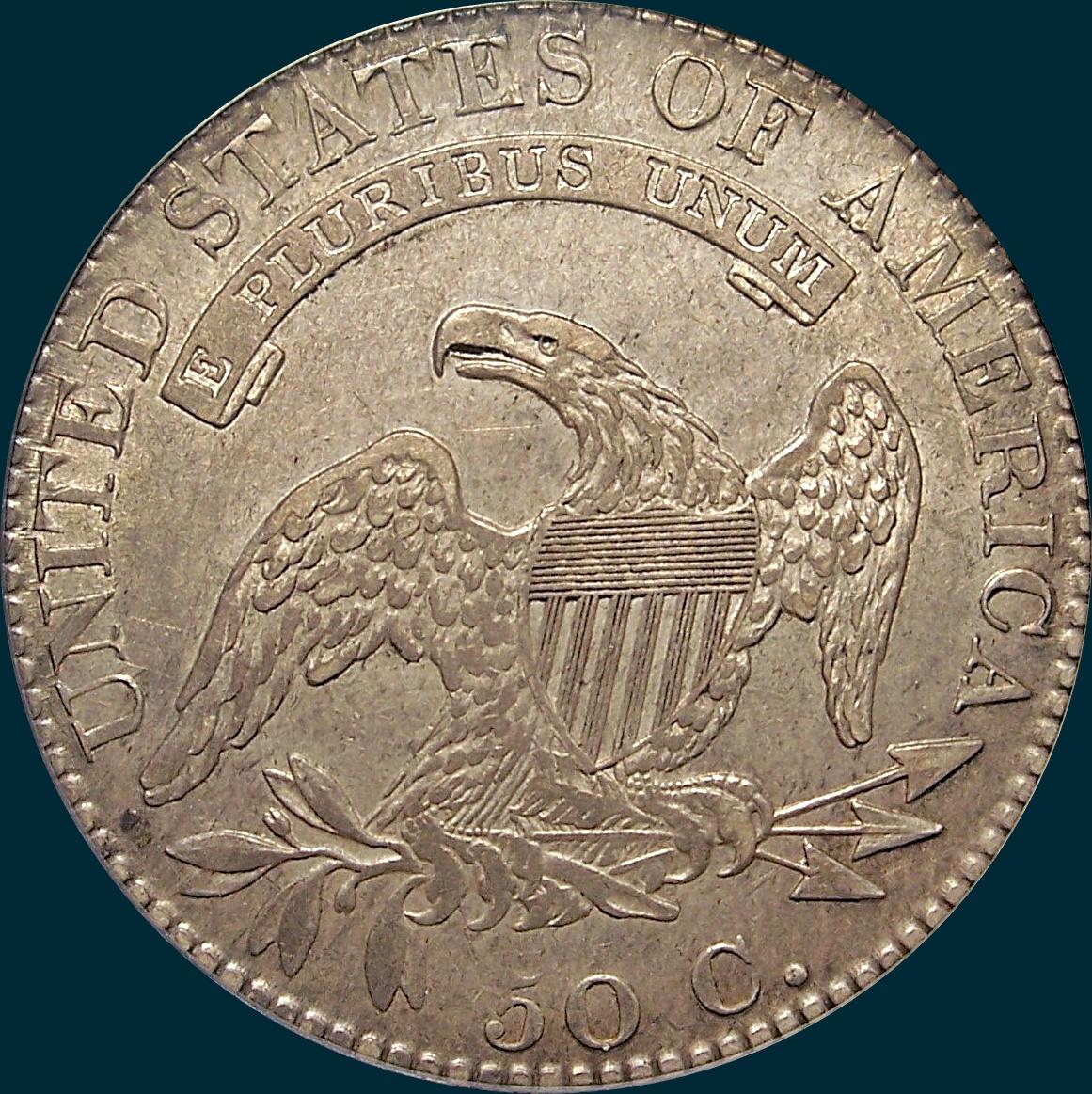 1820 O-103, Small date, Capped Bust Half Dollar