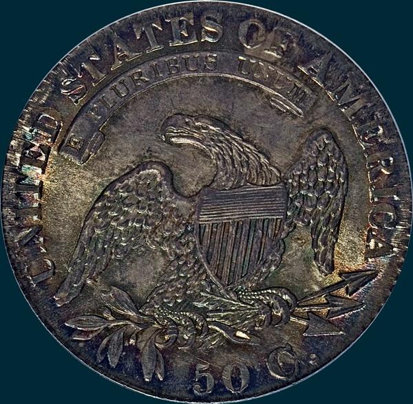 1832 O-119 capped bust half dollar