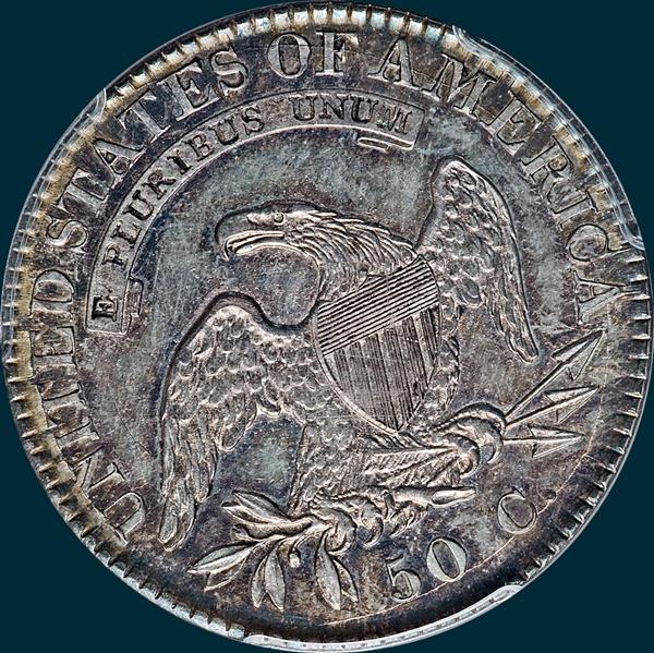 1822, O-105a, Capped Bust, Half Dollar