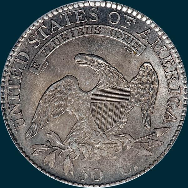 1814 o-104, capped bust half dollar