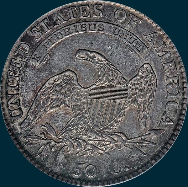 1812, O-101, 2 over 1, 12/11, 2/1, 12 over 11, Large 8, Capped Bust Half Dollar