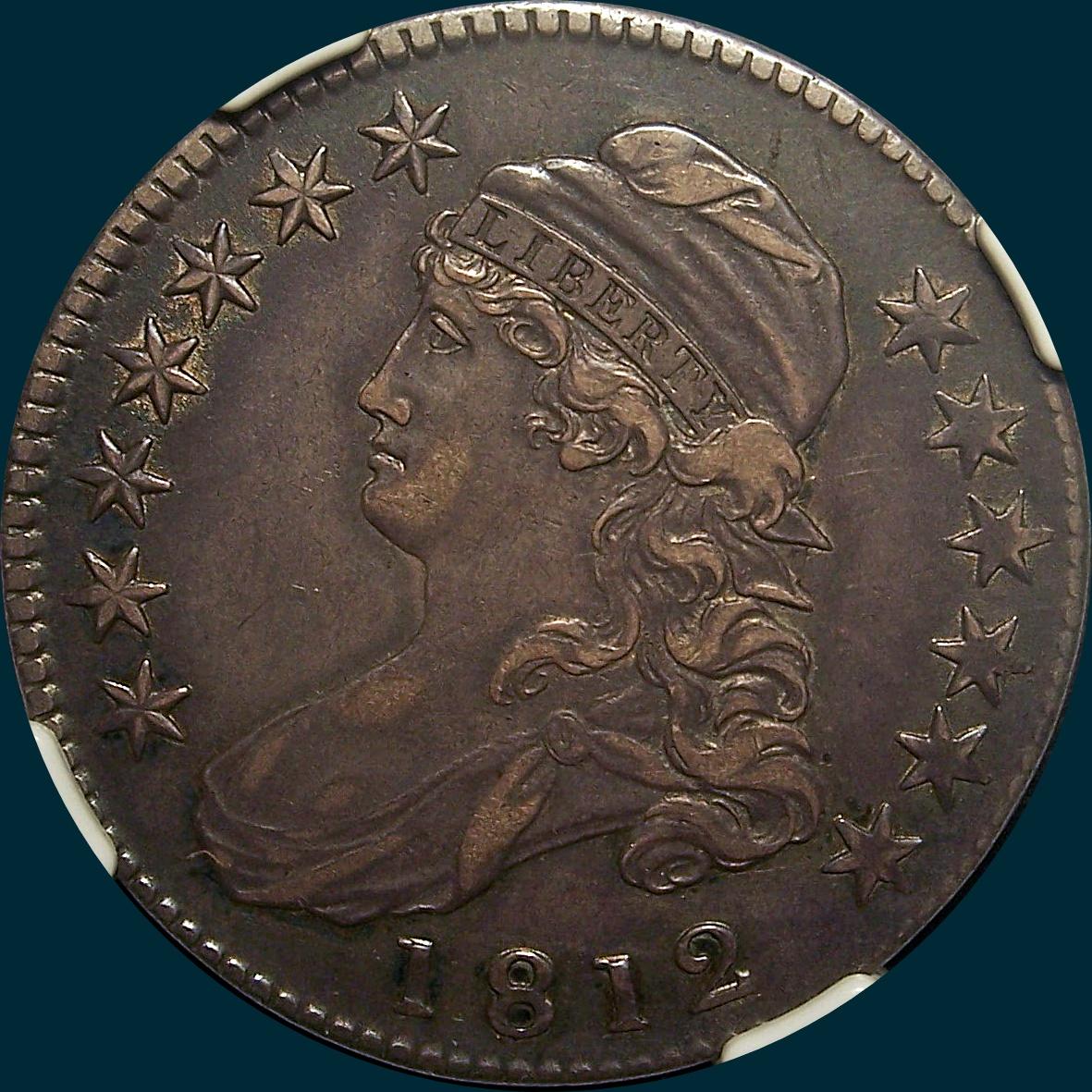 1812 O-103, Capped Bust Half Dollar