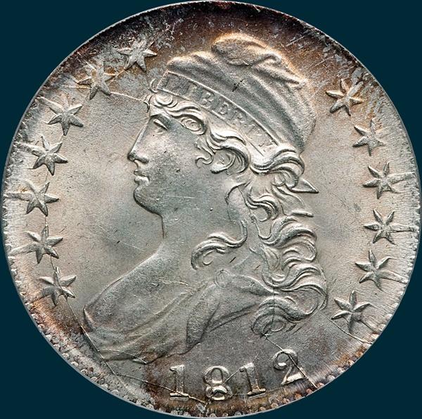 1812, O-106, Capped Bust, Half Dollar