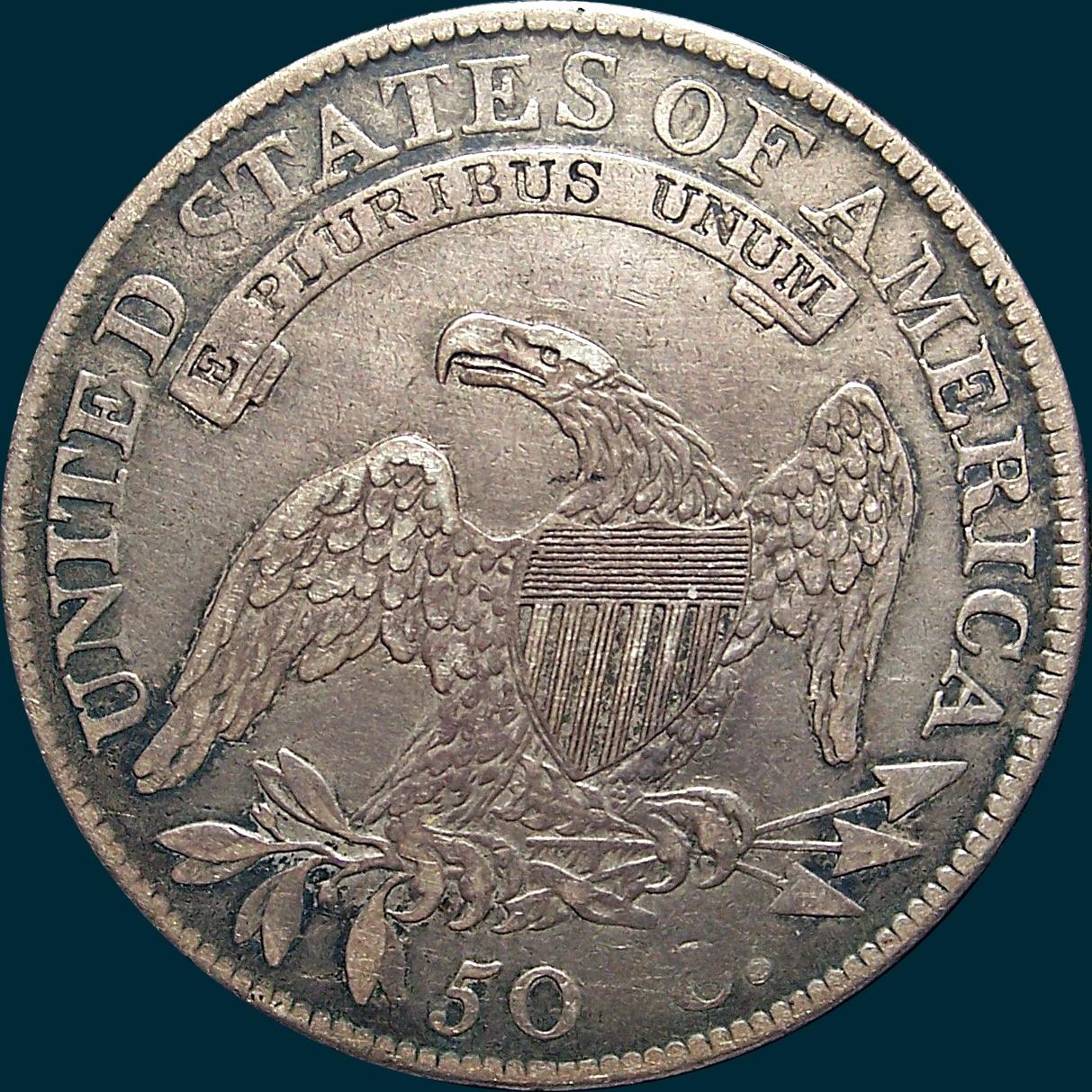 1811 O-104, Large 8, Capped bust half dollar