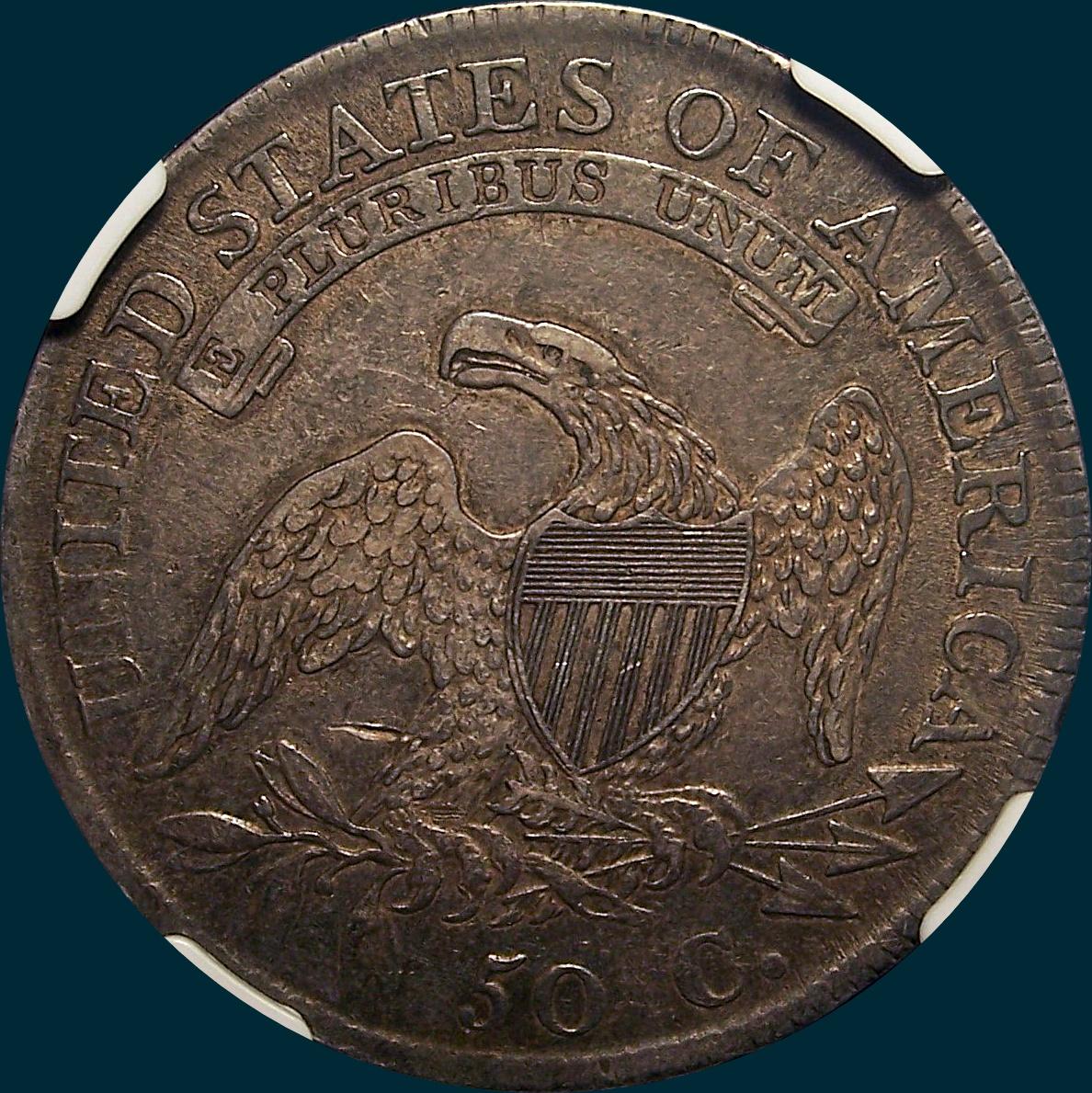 1811, O-101, 11 over 10 , Capped Bust, Half Dollar