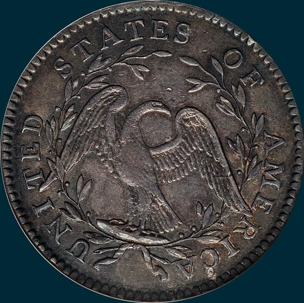 1795, O-120, Flowing Hair, Half Dollar