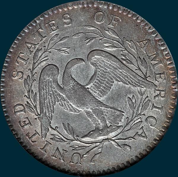 1795, O-105a, Flowing Hair, Half Dollar