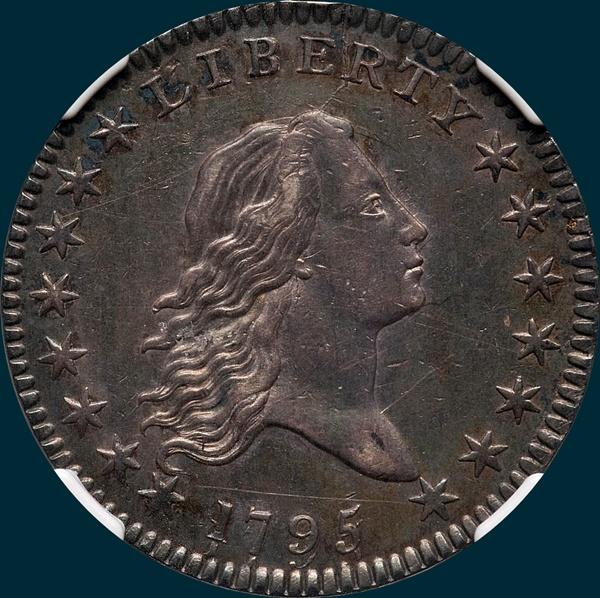 1795, O-112, Flowing Hair, Half Dollar