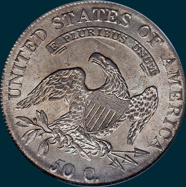 1809, O-115 R2, Capped Bust, Half Dollar