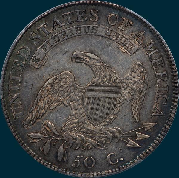 1809, O-109, IIII Edge, Capped Bust, Half Dollar