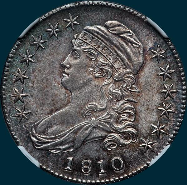 1810 o-106, capped bust half dollar