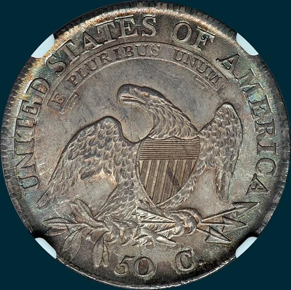 1810 o-108, capped bust, half dollar