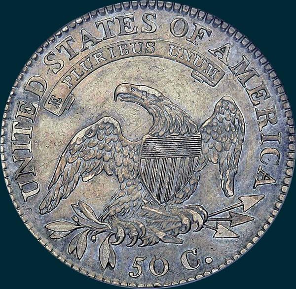1817, O-104, Capped Bust, Half Dollar