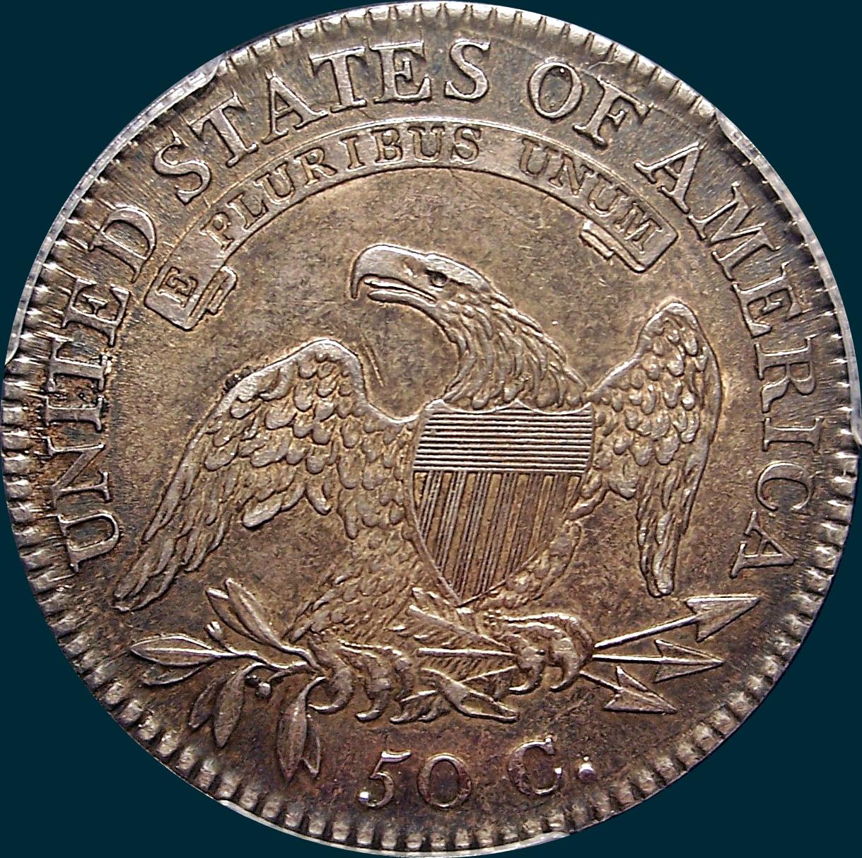 1817, O-105,Capped Buat, half dollar