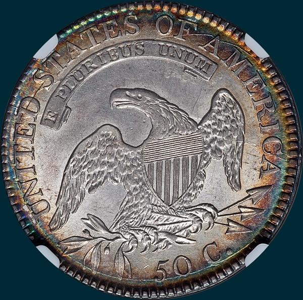 1817, O-107, Capped Bust, Half Dollar