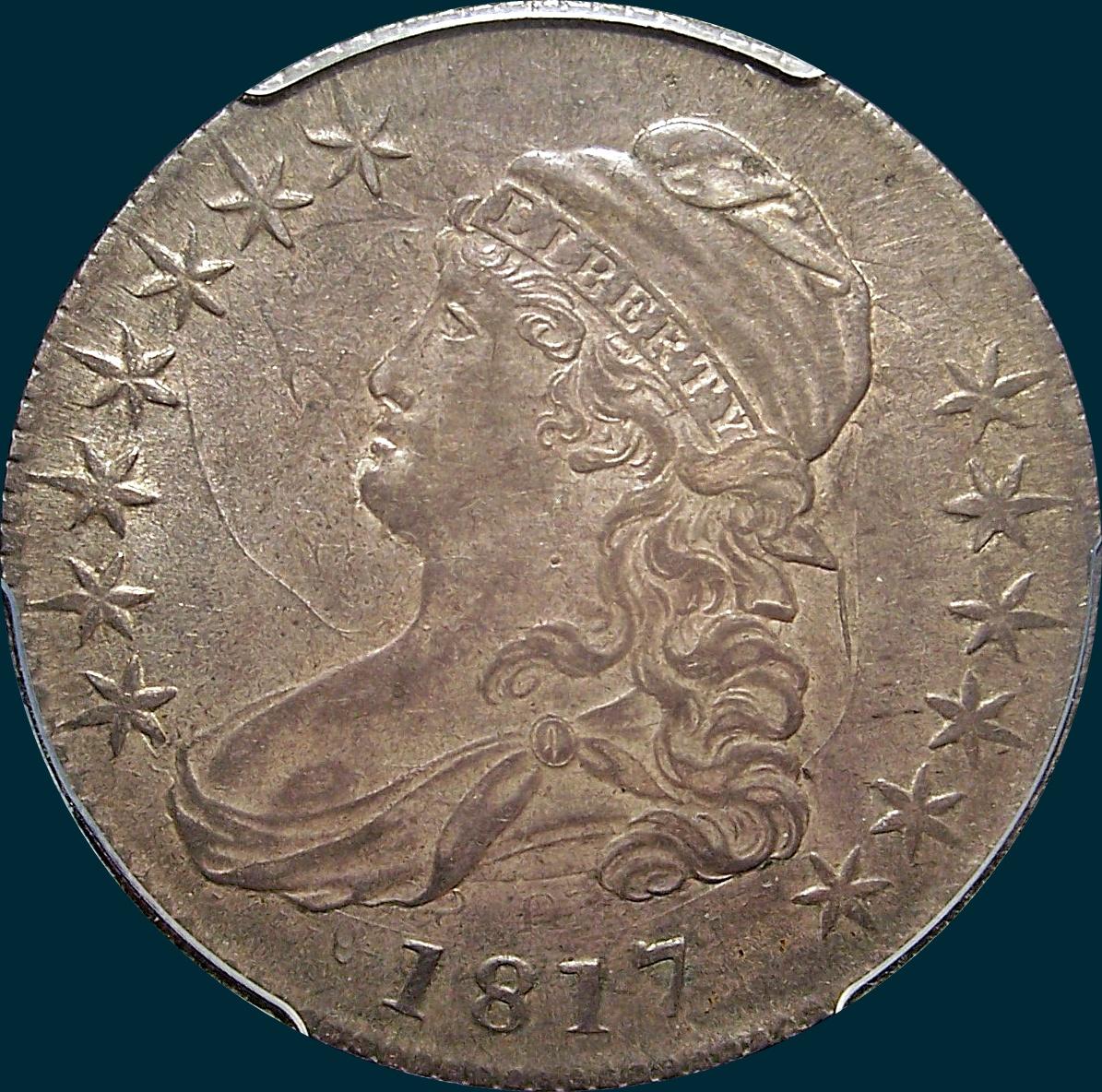 1817, O-111a, Capped Bust, Half Dollar