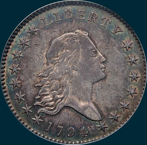 1794, O-101a, Flowing Hair, Half Dollar