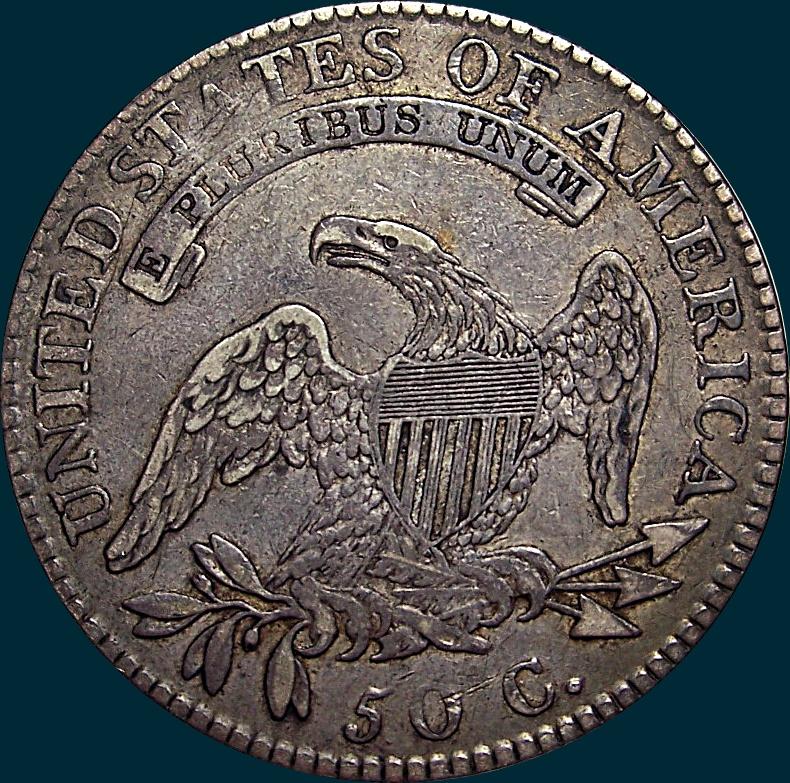 1818, O-111, Capped Bust, Half Dollar