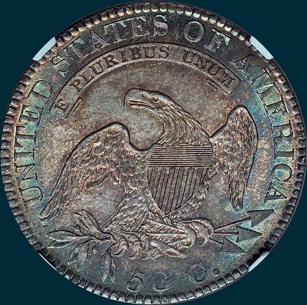 1819, O-112, capped bust. half dollar