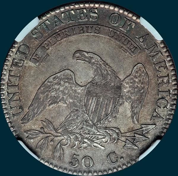 1819, O-114, Capped Bust, Half Dollar