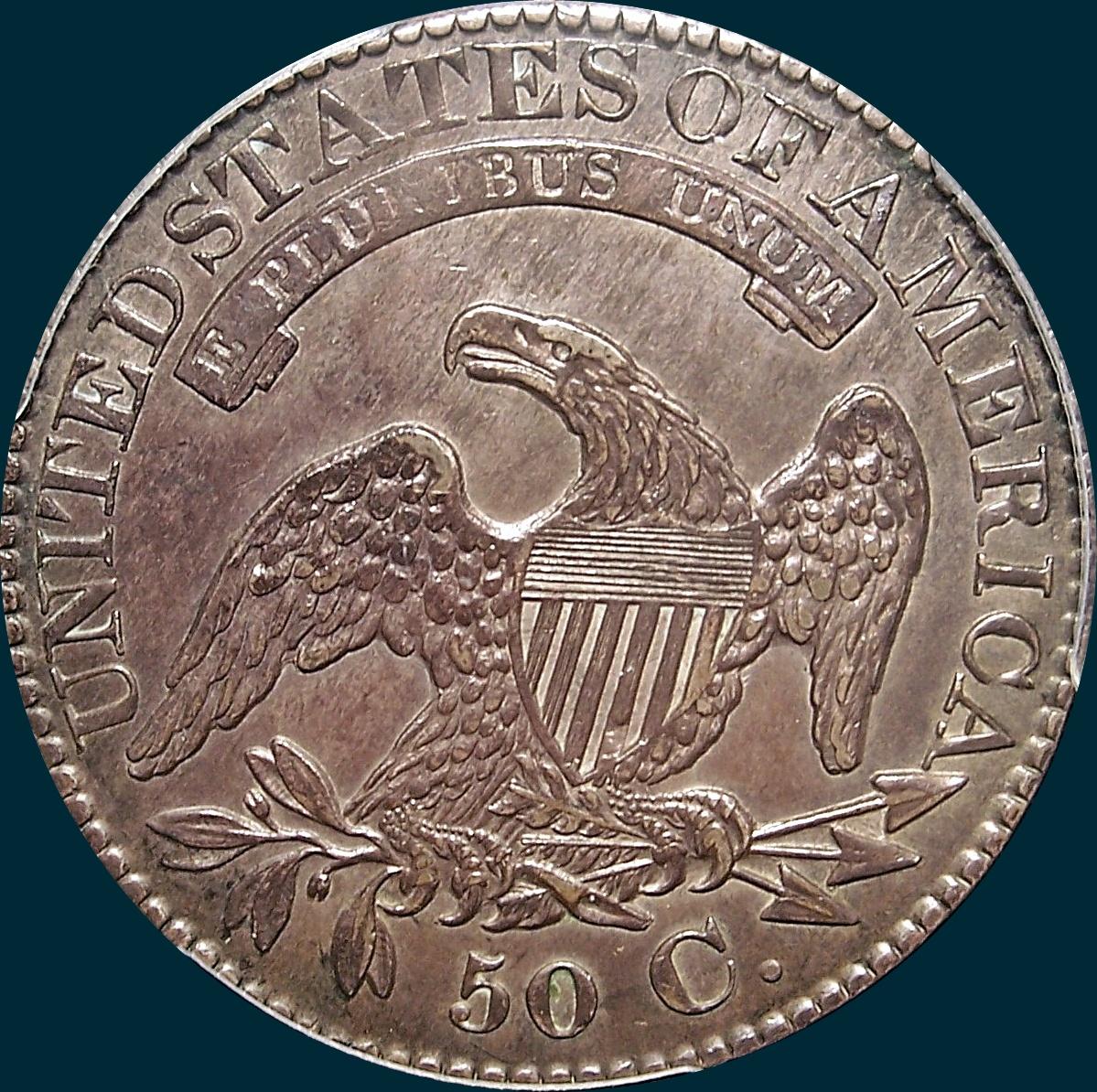 1828 O-109, square 2 large 8's,capped bust half dollar
