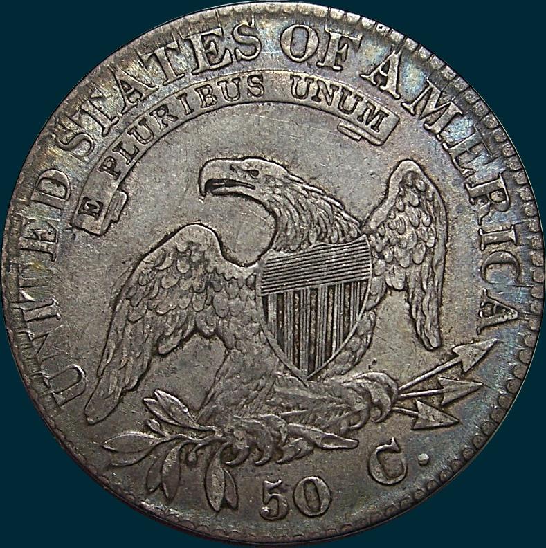 1823, O-103a, Capped Bust, Half Dollar