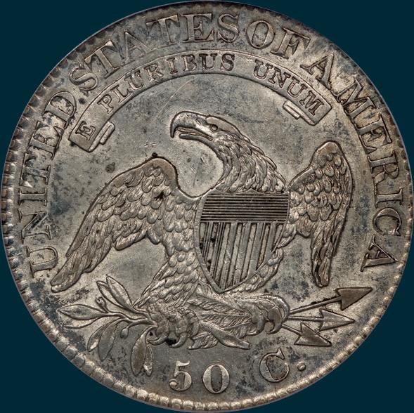 1824, O-106a, Capped Bust, Half Dollar